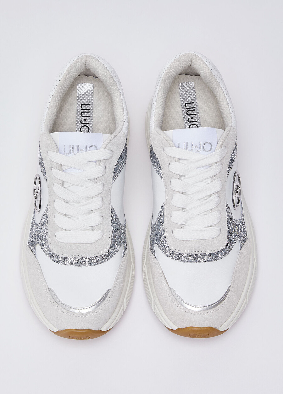 sneakers with glitter details