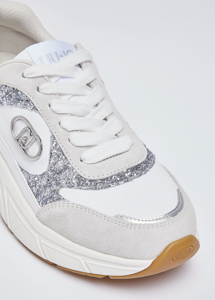 sneakers with glitter details