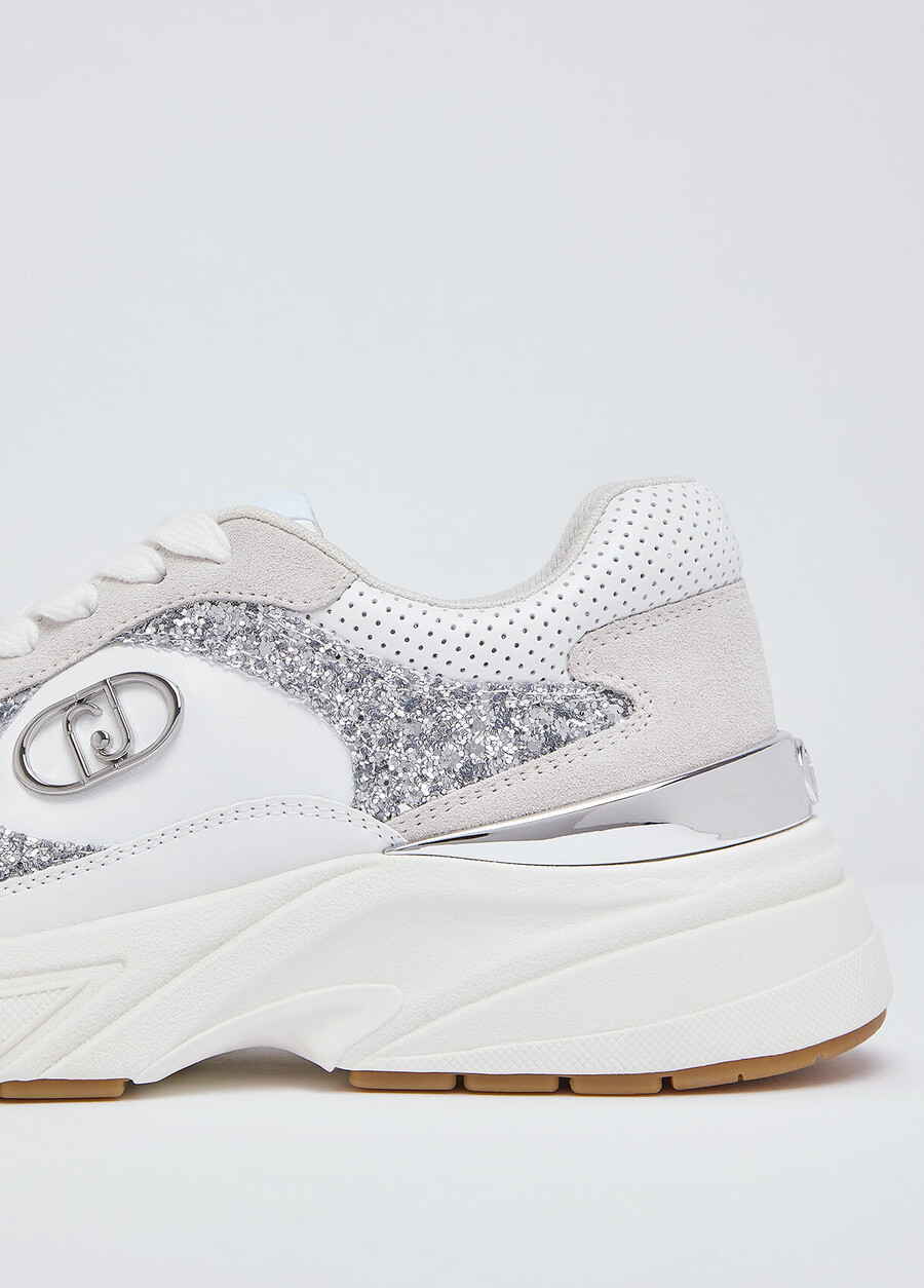 sneakers with glitter details