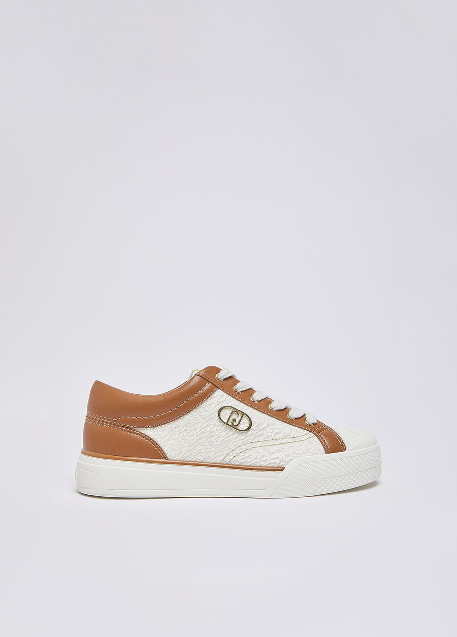 sneakers with monogram logo