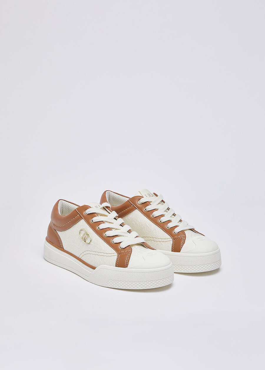 sneakers with monogram logo