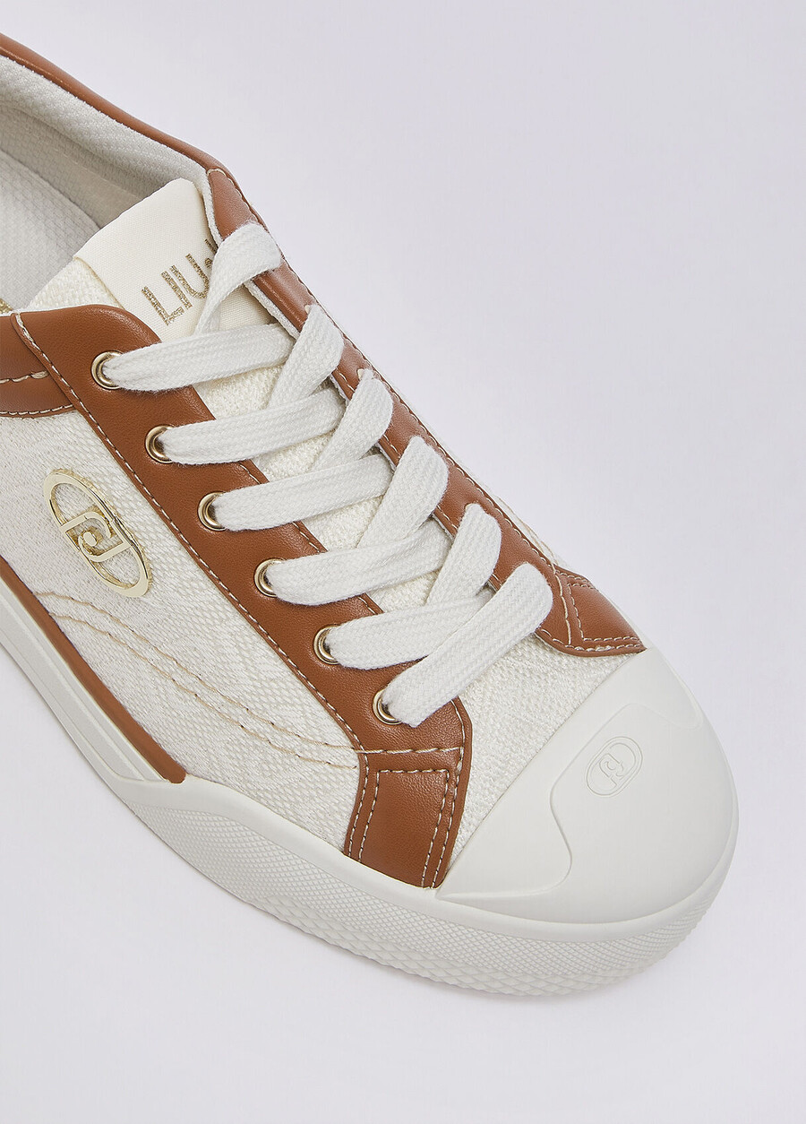 sneakers with monogram logo