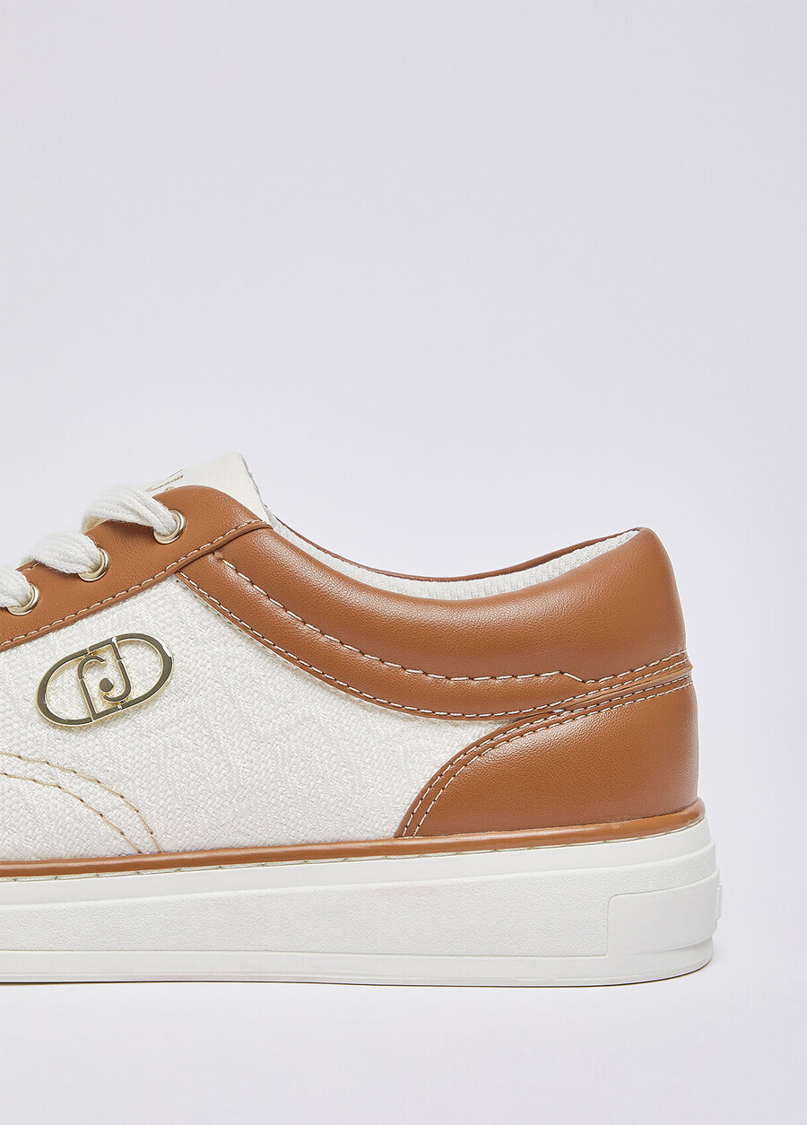 sneakers with monogram logo