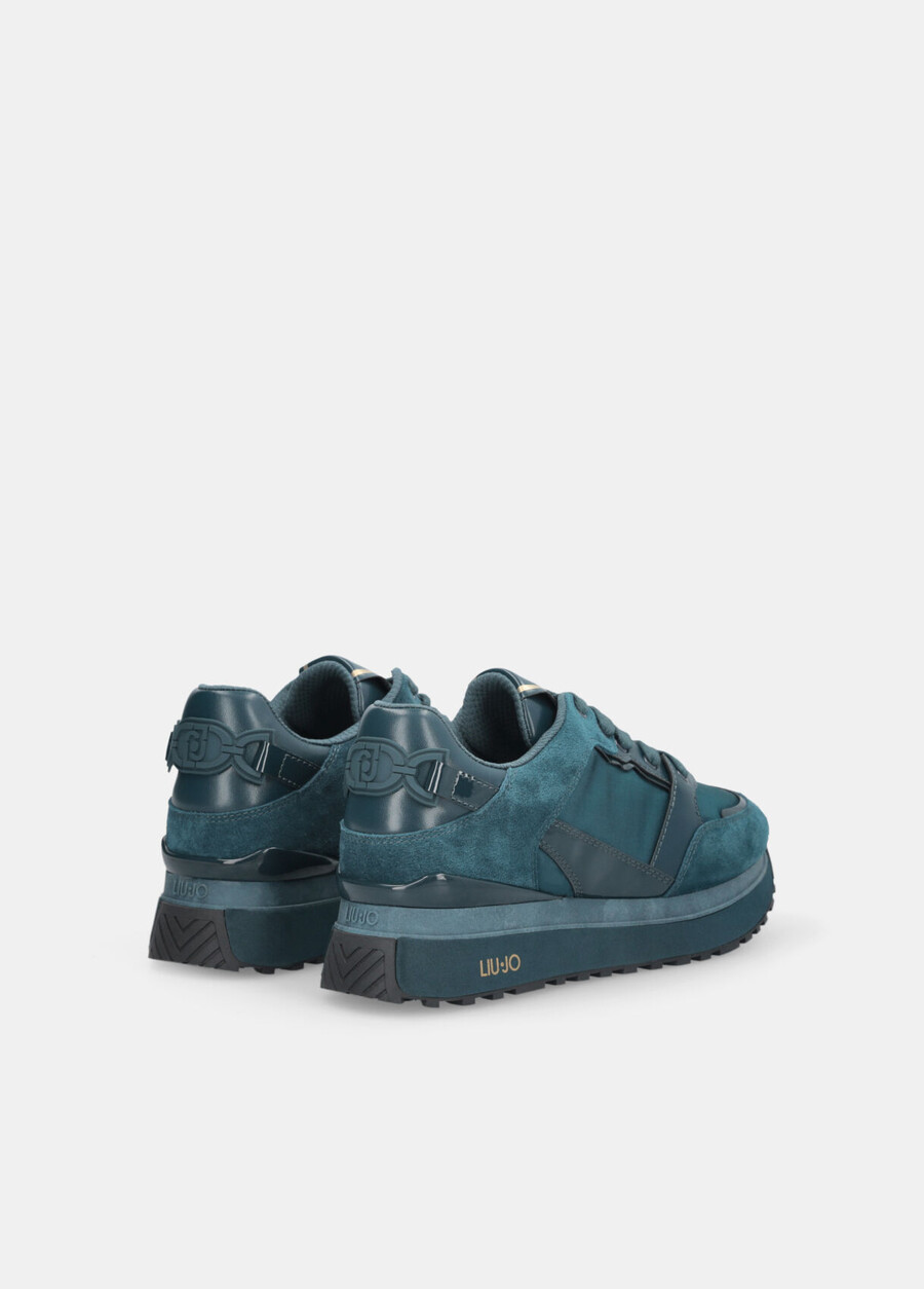 leather platform sneakers