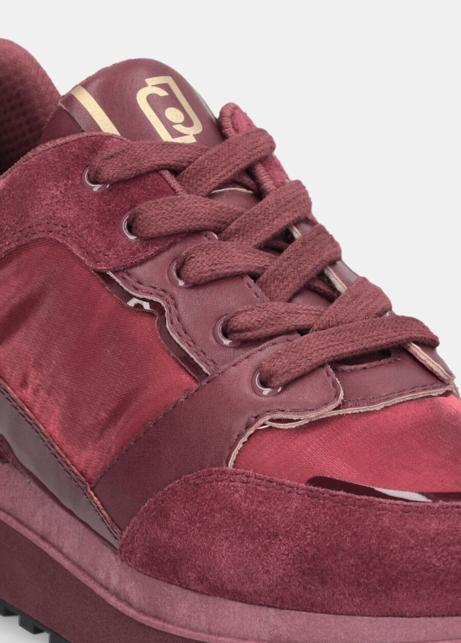 leather platform sneakers