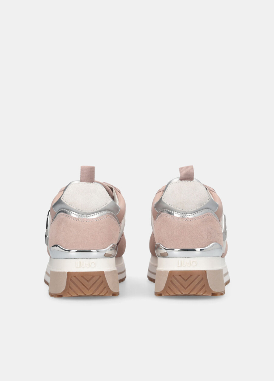 sequinned platform sneakers