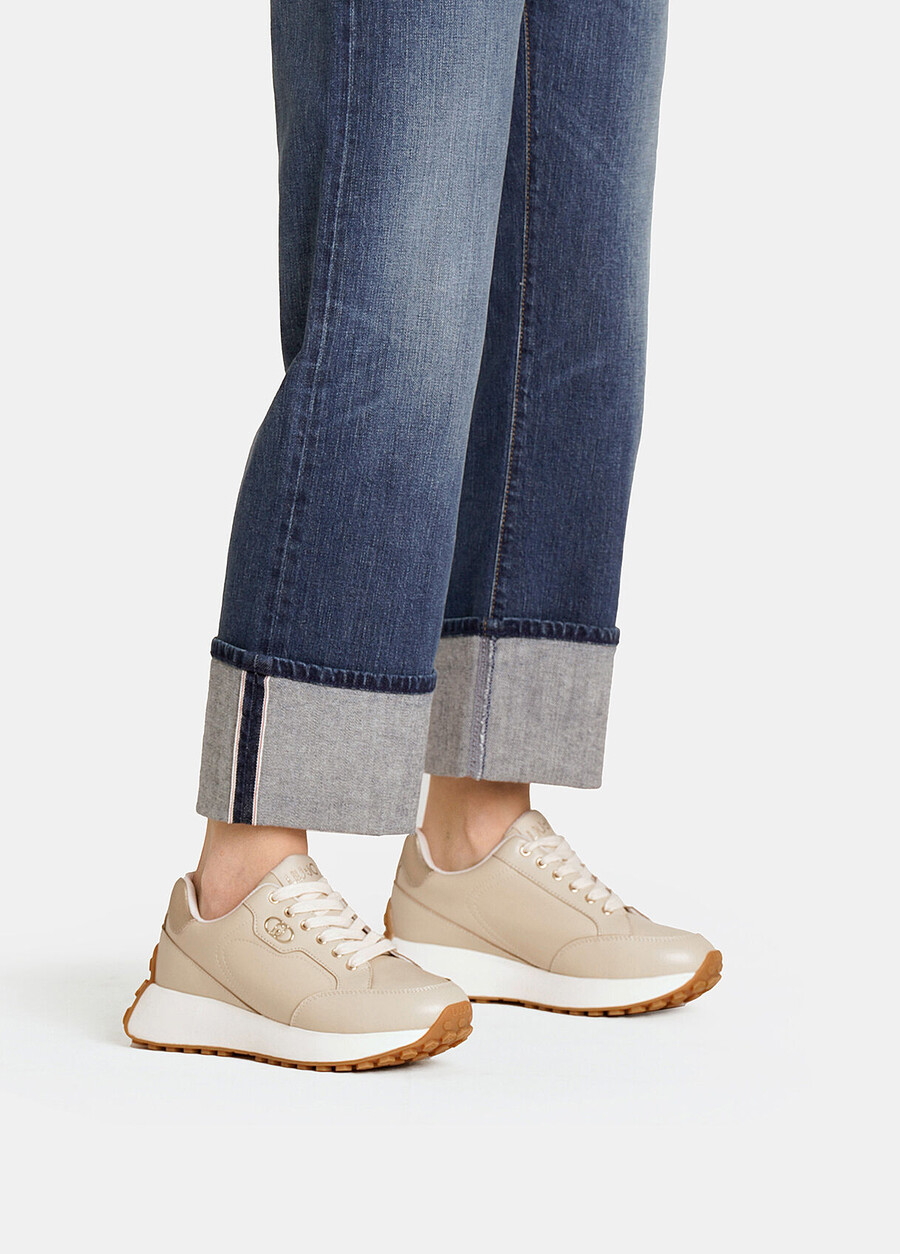 leather sneakers