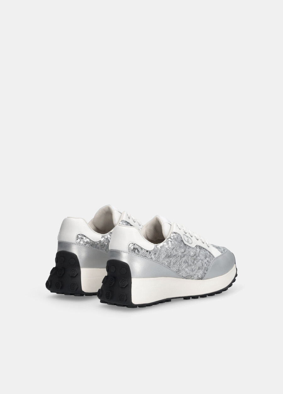 sneakers with all-over glitter