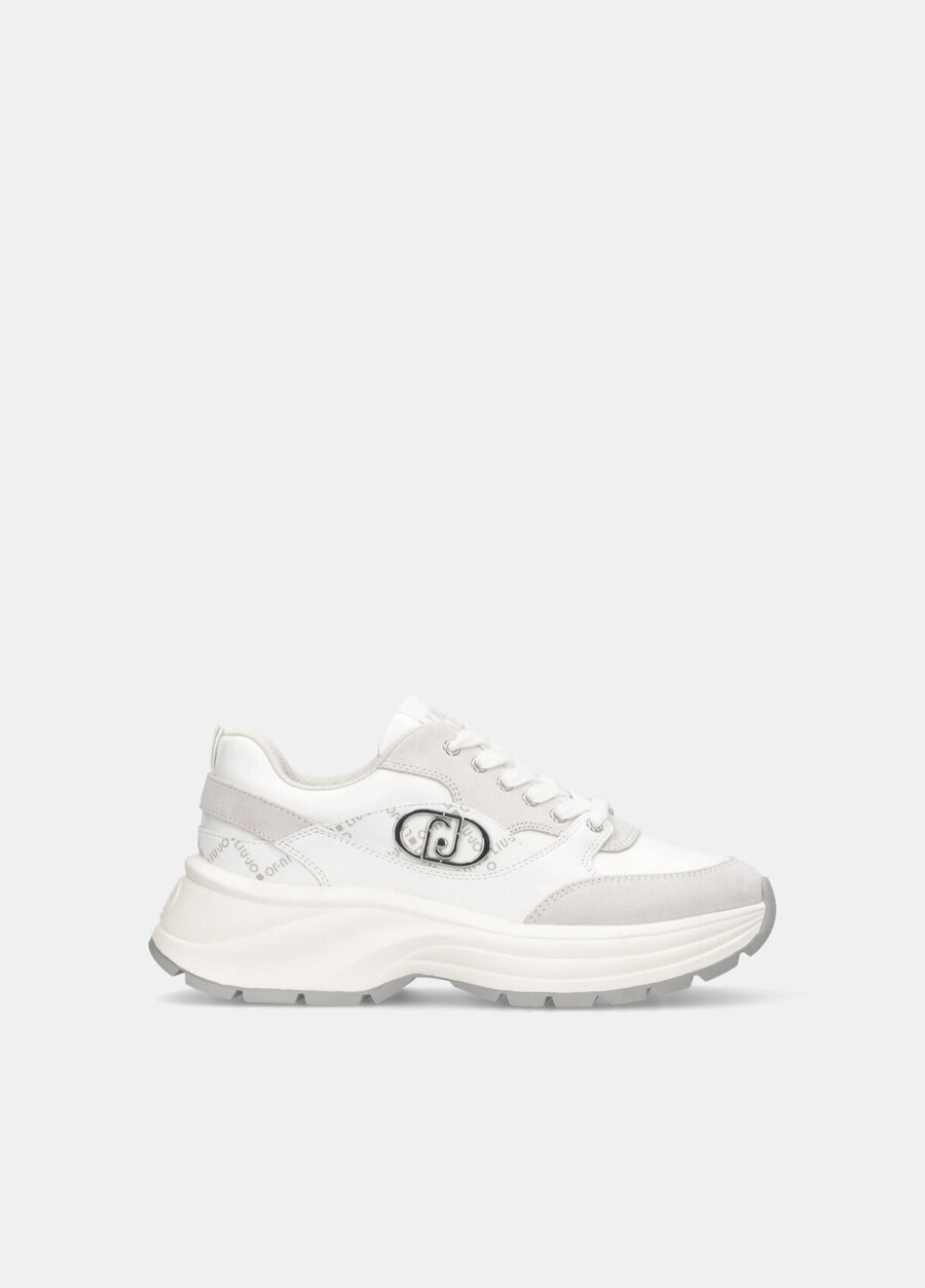 suede and leather sneakers