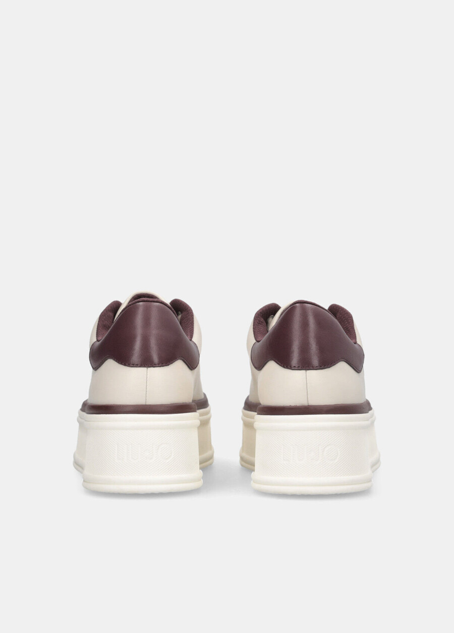 platform sneakers with logo