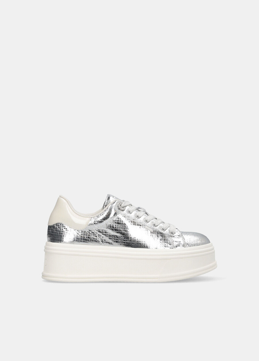 cracked-effect sneakers