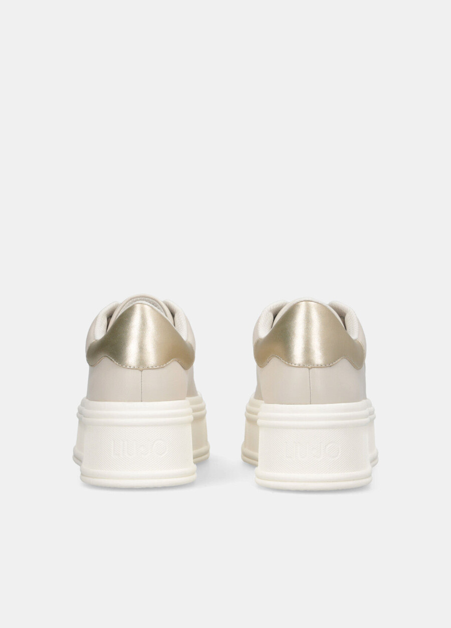 leather platform sneakers