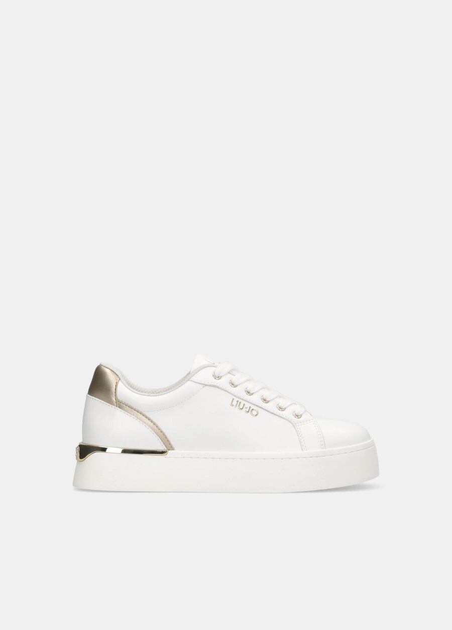 leather platform sneakers