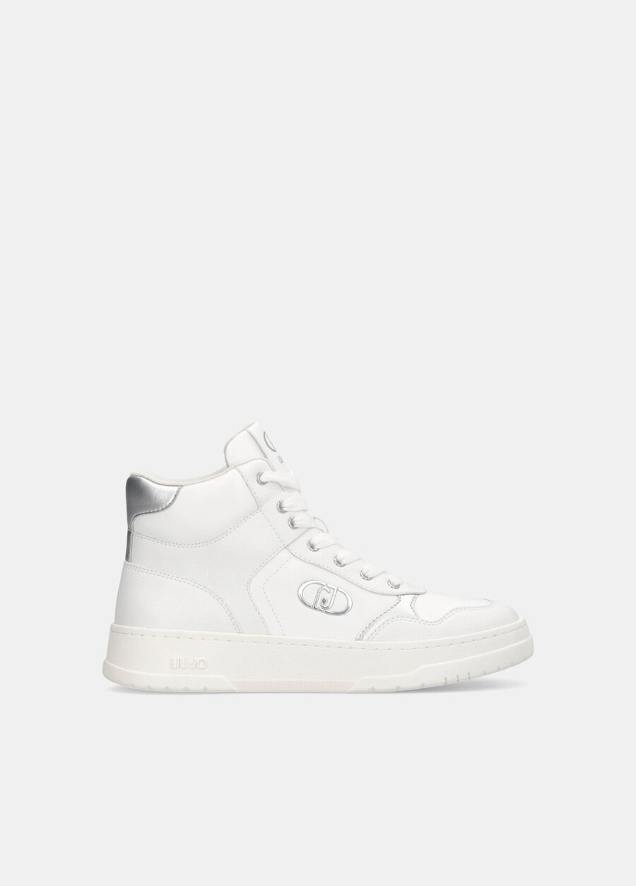 leather basketball sneakers