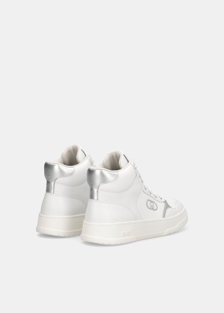 leather basketball sneakers