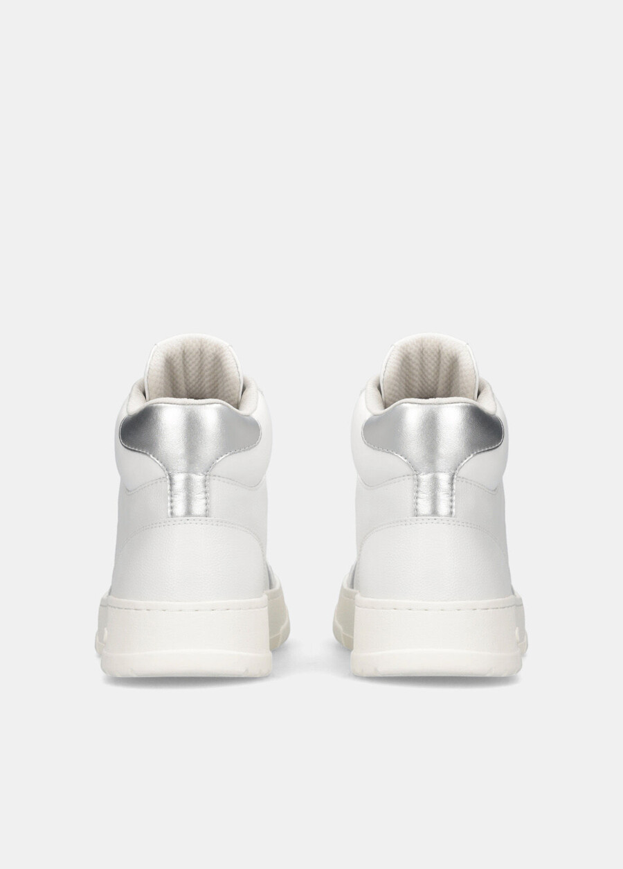 leather basketball sneakers