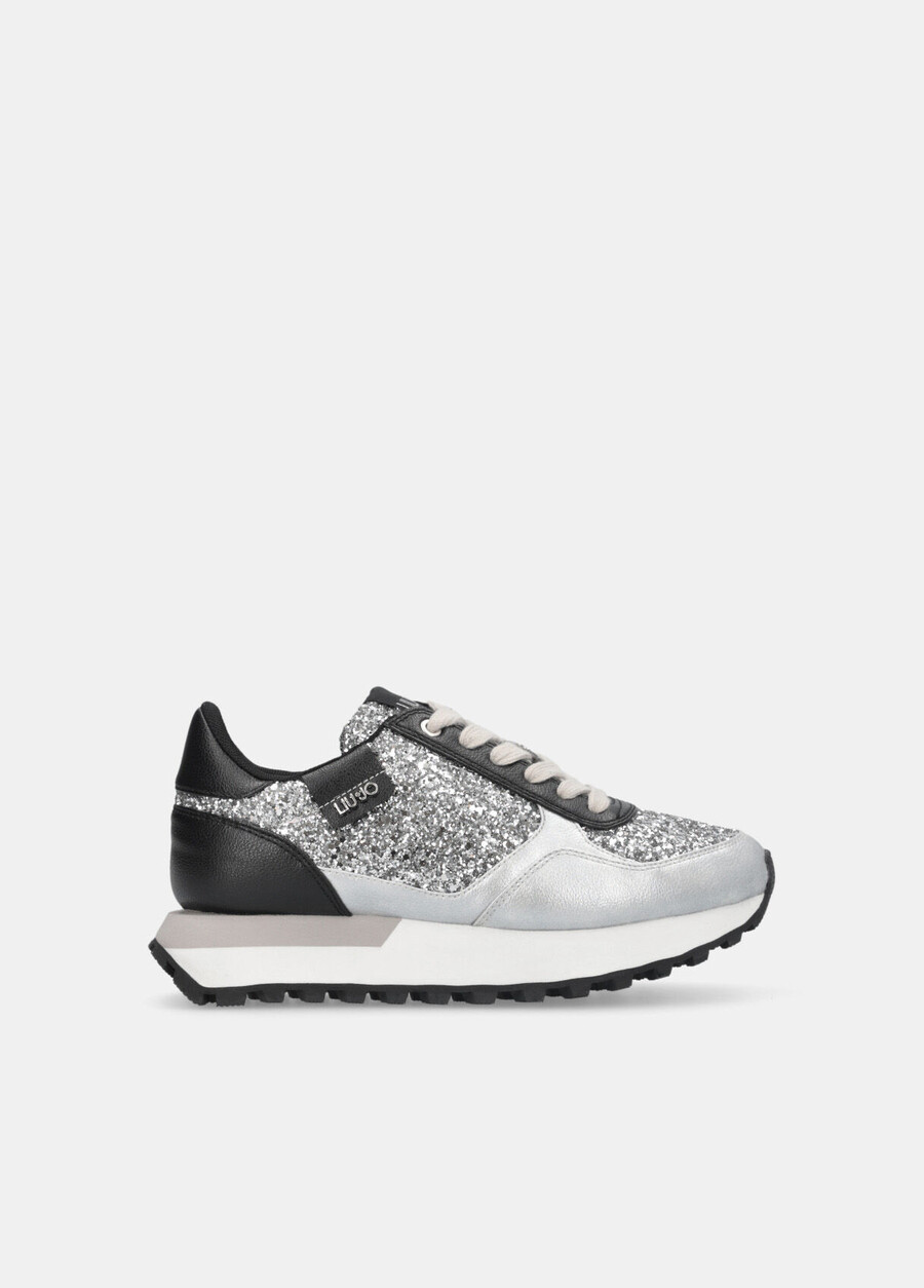 sneakers with full glitter
