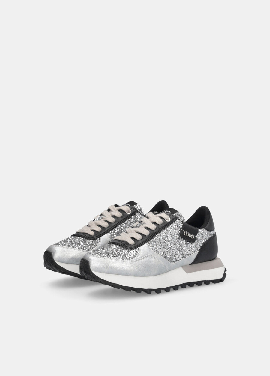 sneakers with full glitter