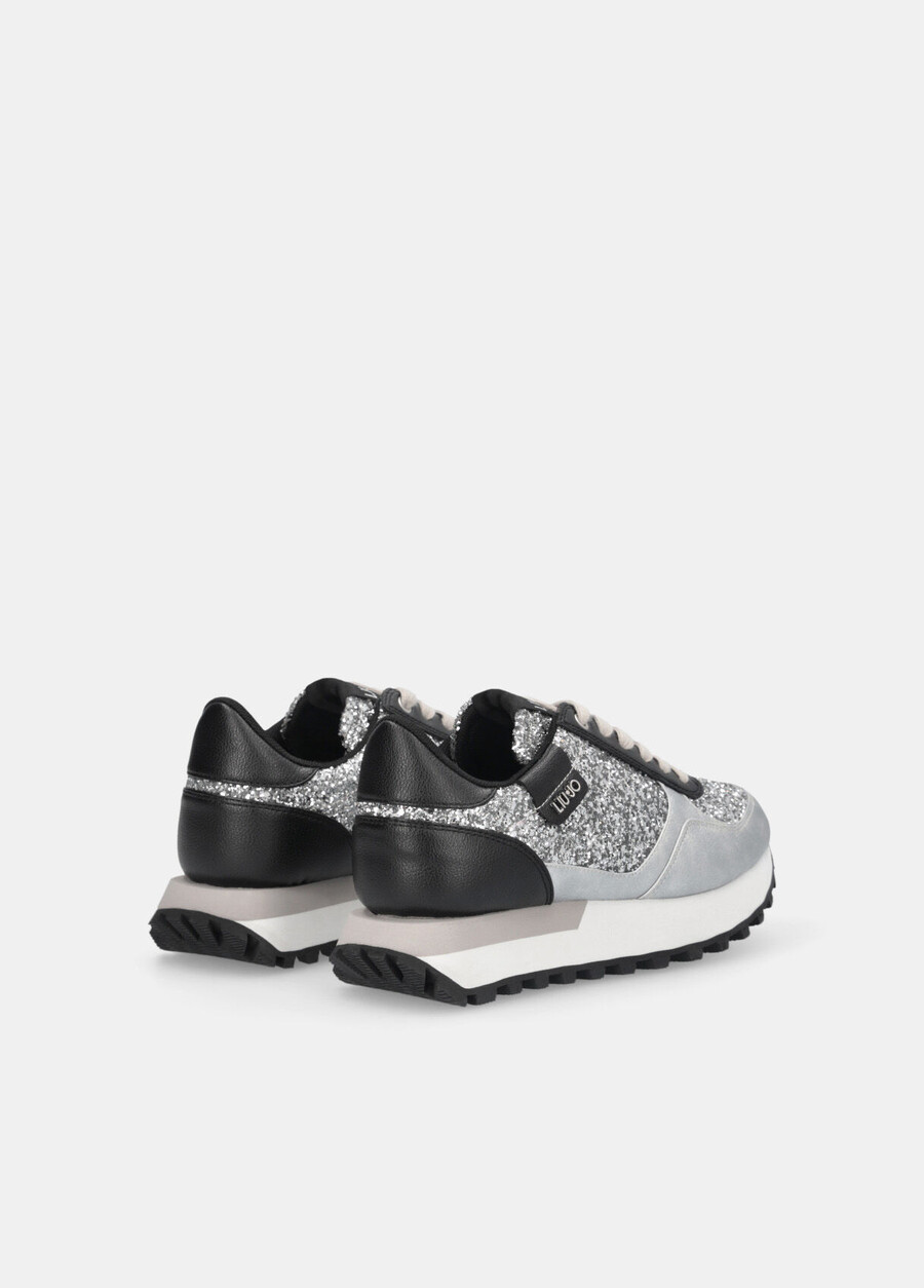 sneakers with full glitter