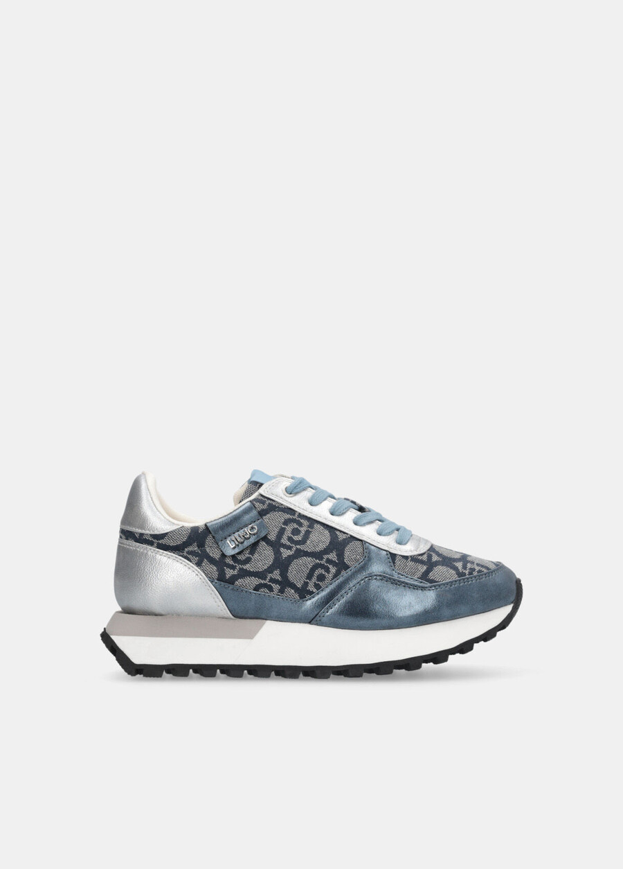 sneakers with jacquard monogram