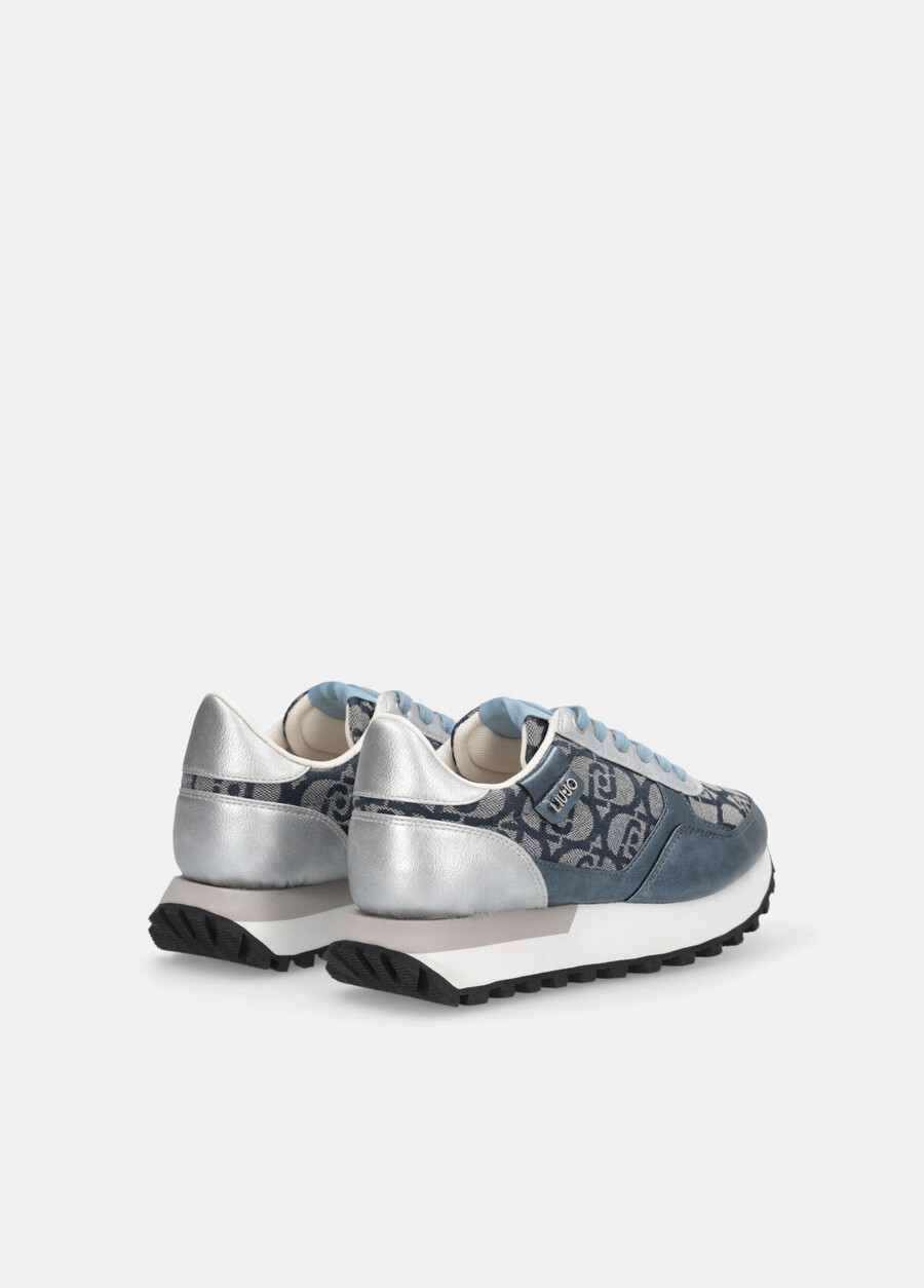 sneakers with jacquard monogram