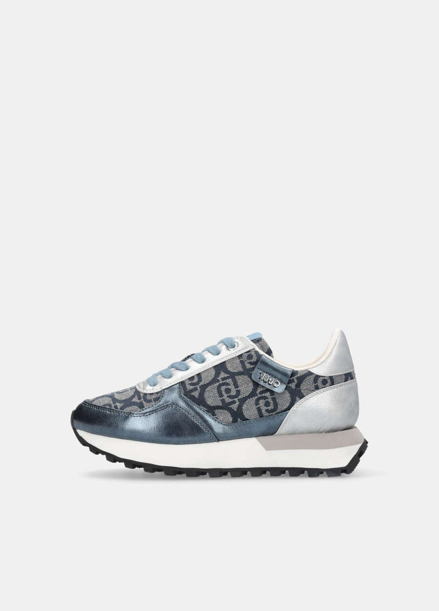 sneakers with jacquard monogram