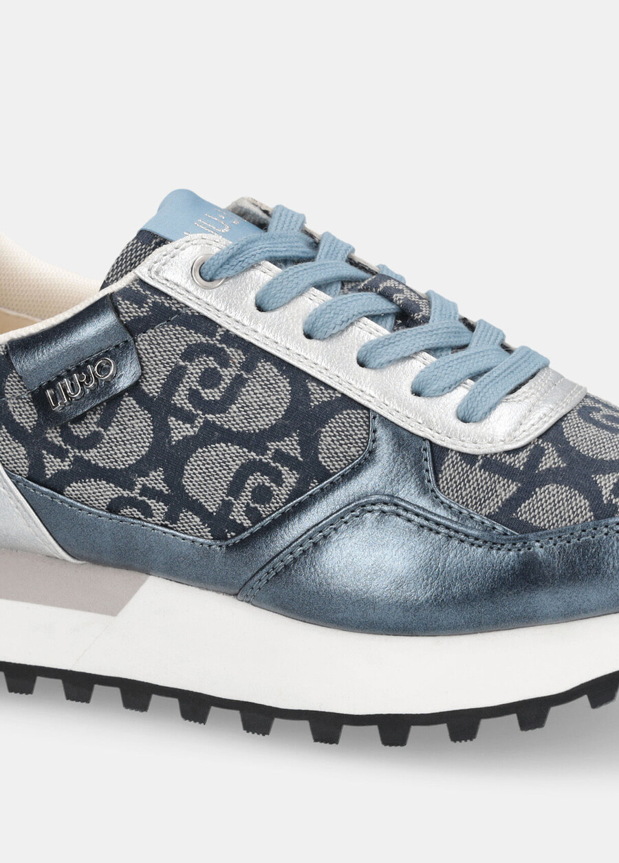sneakers with jacquard monogram