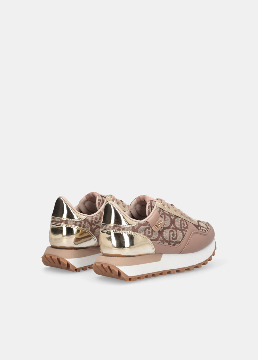 sneakers with jacquard monogram