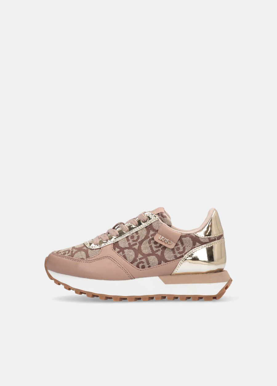 sneakers with jacquard monogram