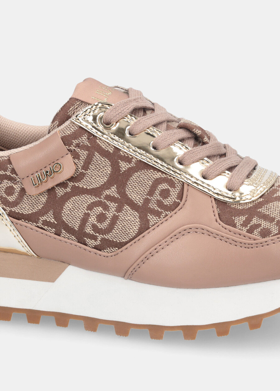 sneakers with jacquard monogram