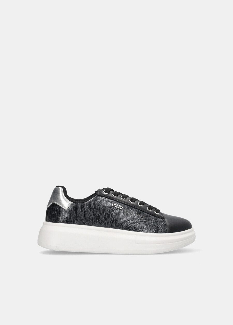 platform sneakers with logo