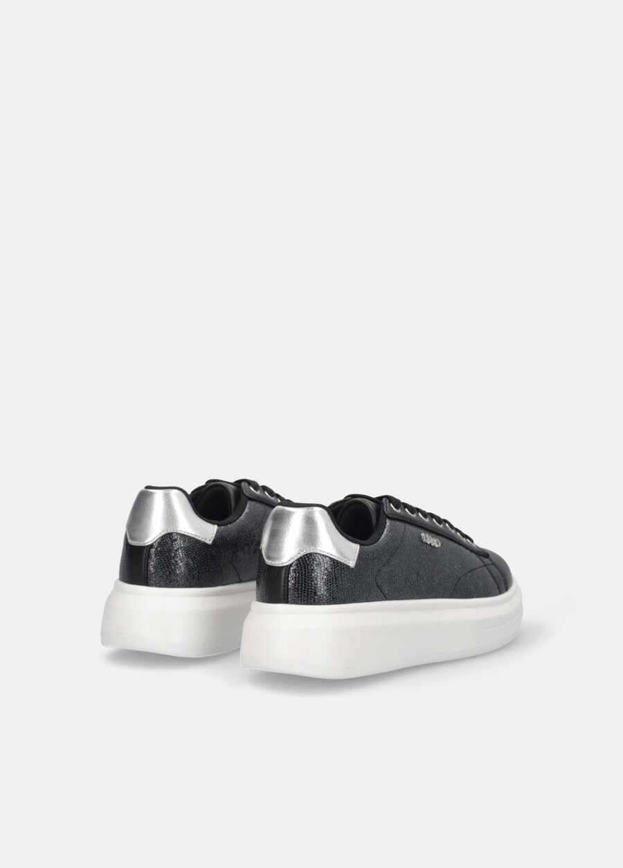 platform sneakers with logo