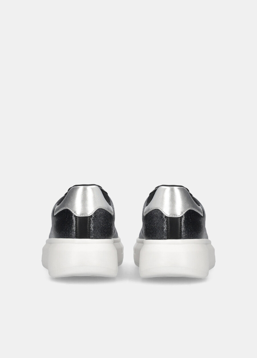 platform sneakers with logo