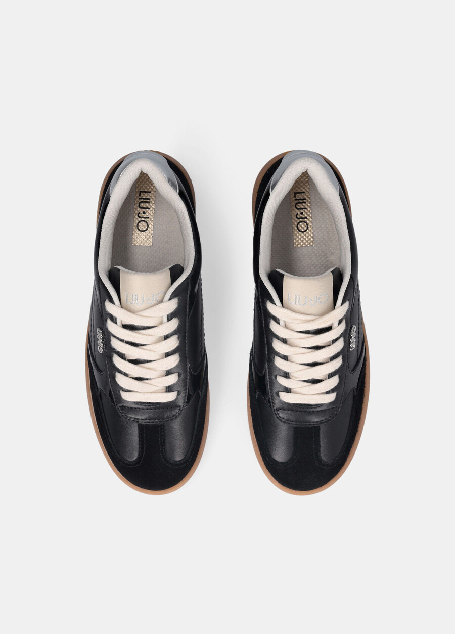leather sneakers