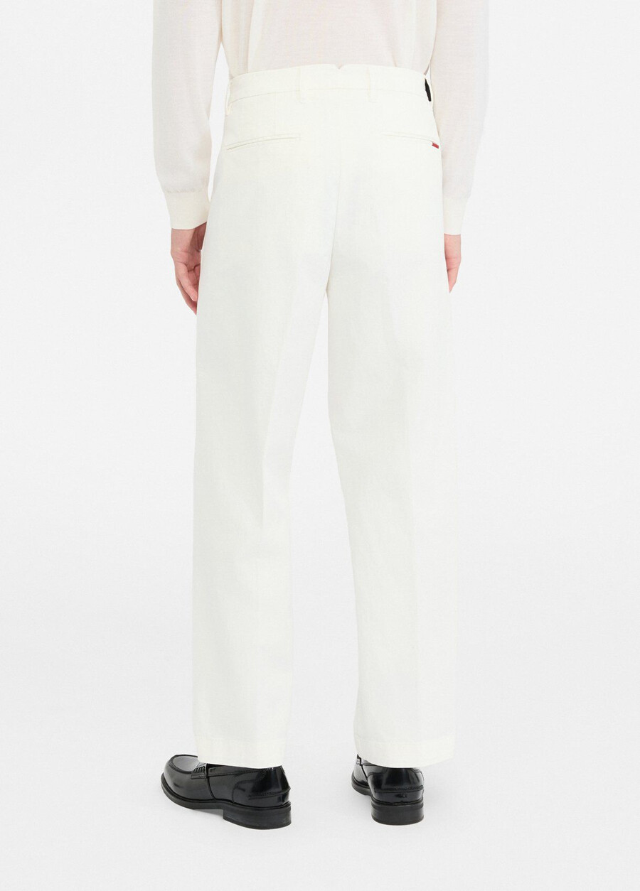 cotton trousers with belt
