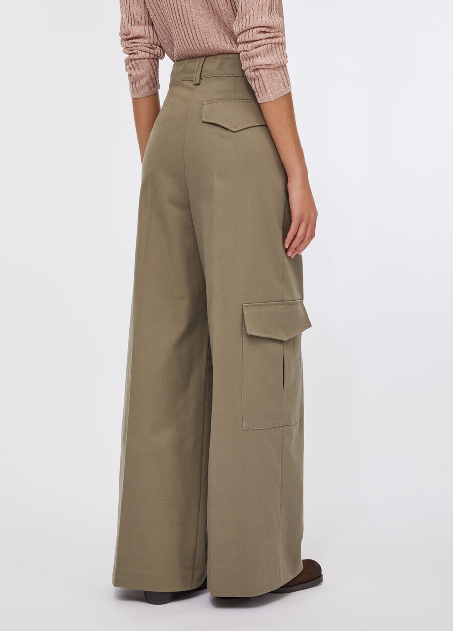cotton cargo trousers