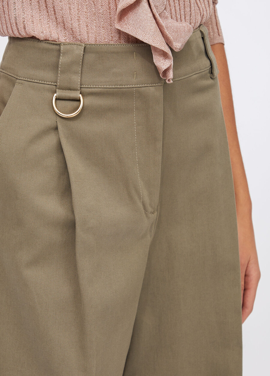 cotton cargo trousers