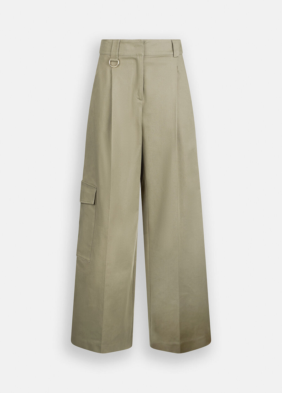 cotton cargo trousers