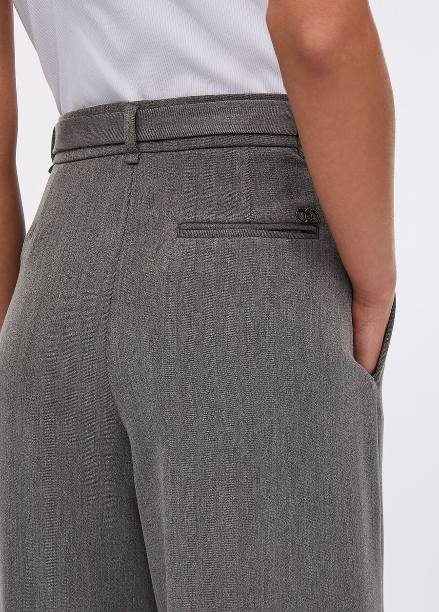 palazzo trousers with belt