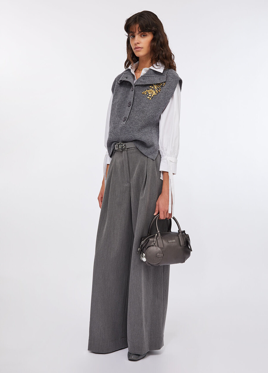 palazzo trousers with belt