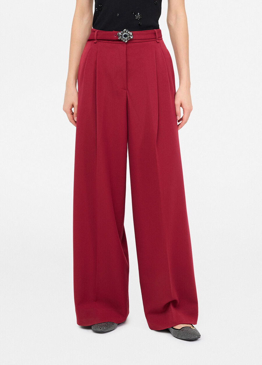 palazzo trousers with belt