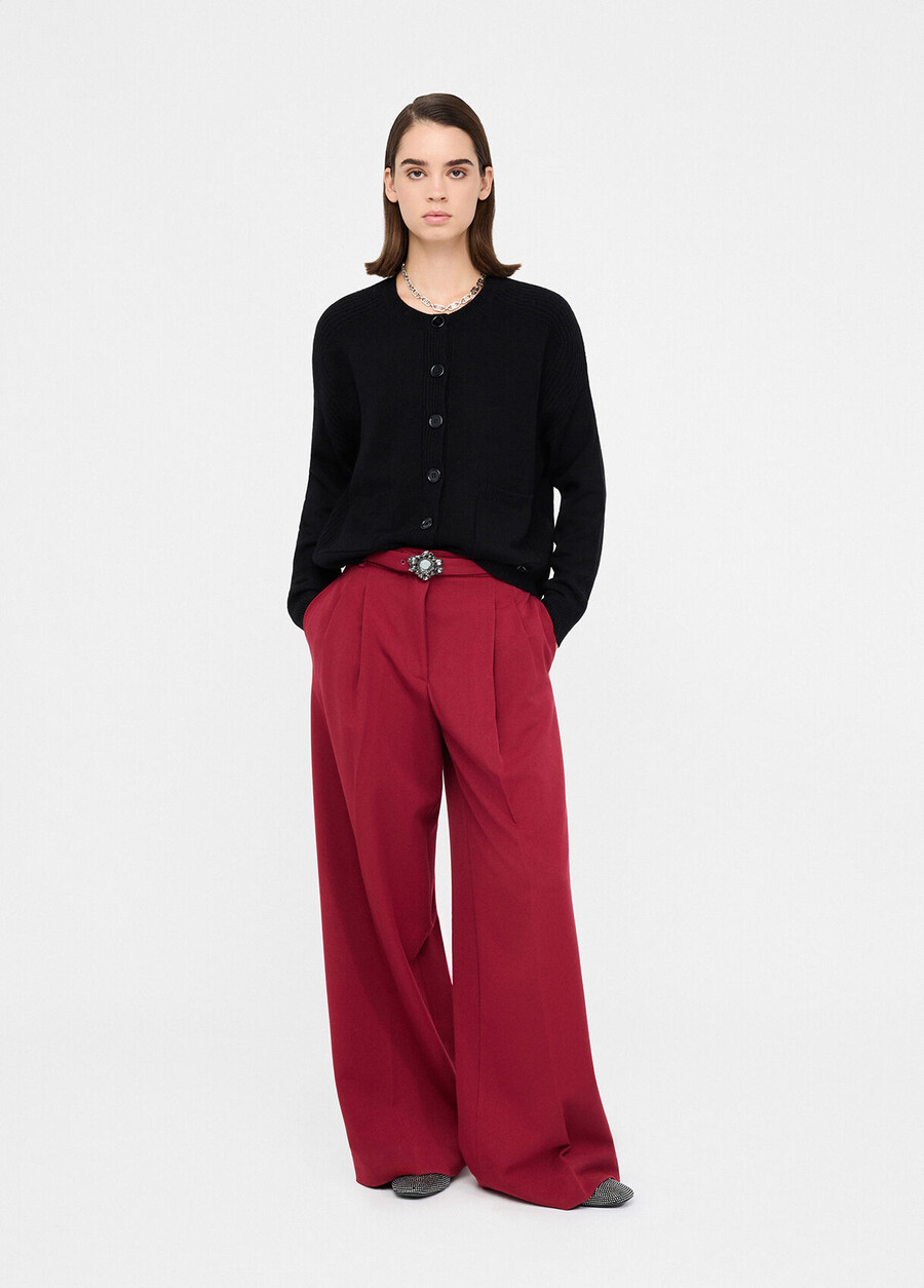palazzo trousers with belt