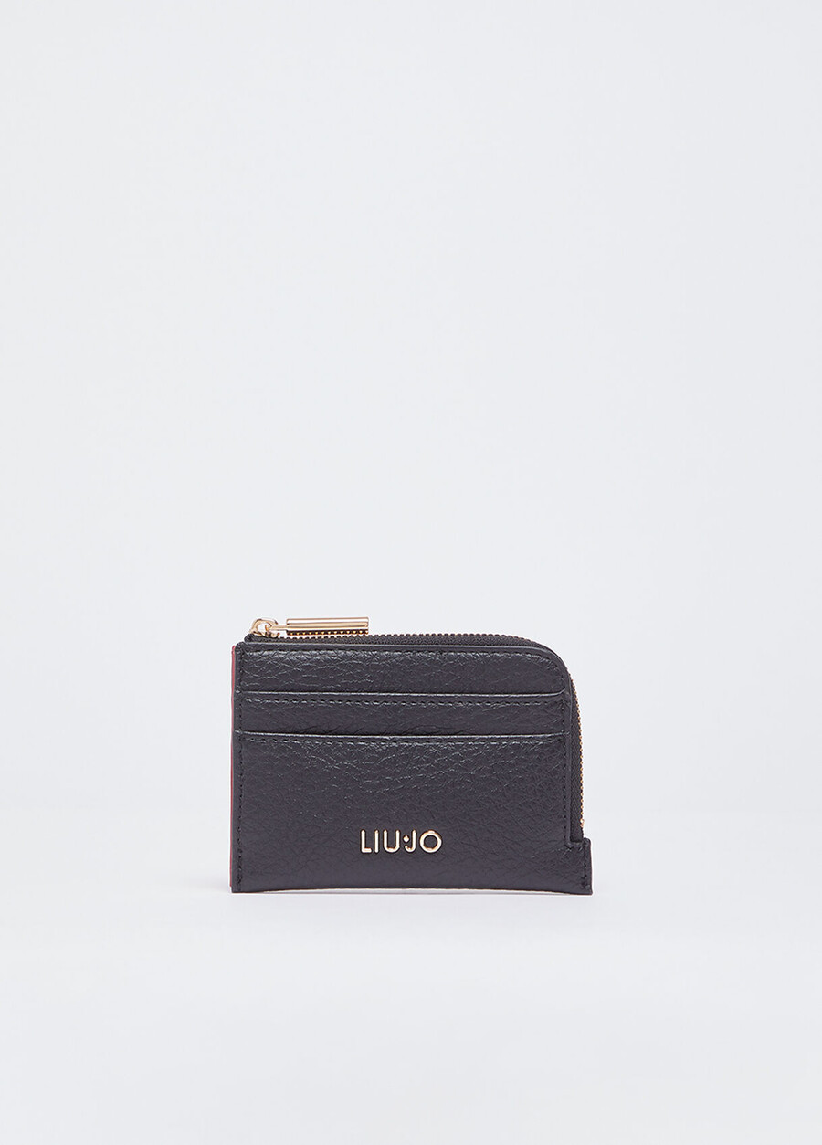 card holder with zip
